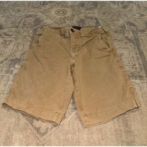 American Eagle Shorts Mens Sz 26 Beige Classic Fit Next Level Classic 9" Chino